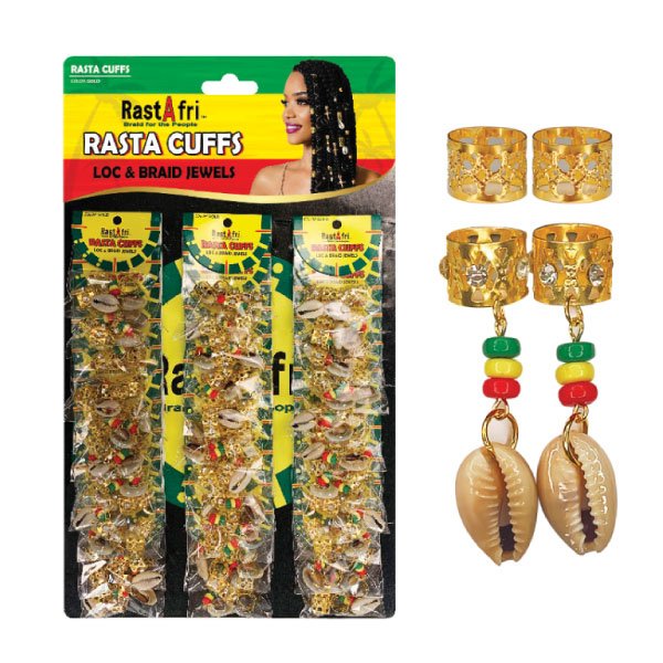 Picture of Hair Jewels - Rasta Cuffs