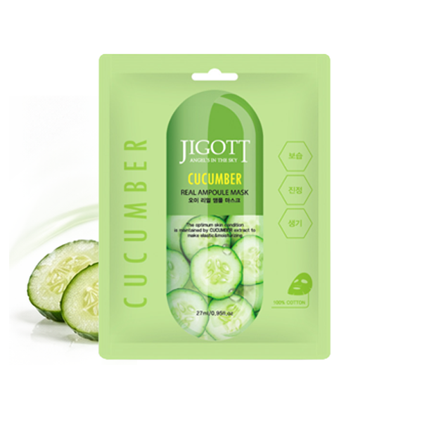 Picture of JIGOTT Cucumber Ampoule Mask