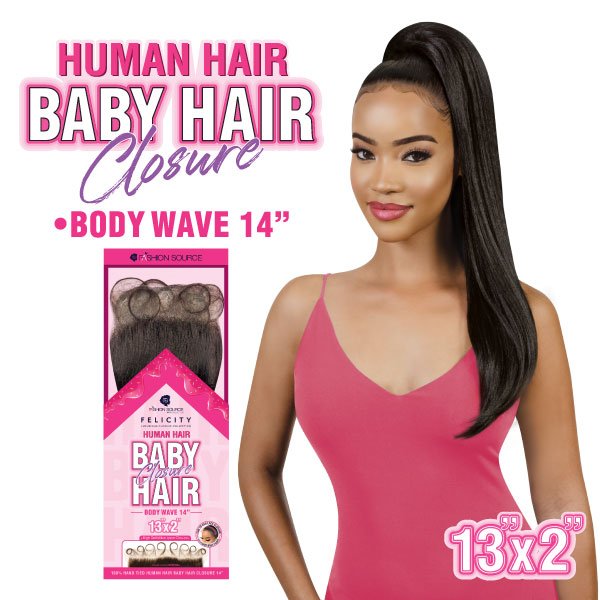 Picture of HH BABY HAIR CLOSURE BODY WAVE 13"X2"