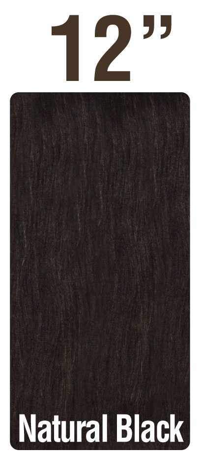 12"- Natural Black