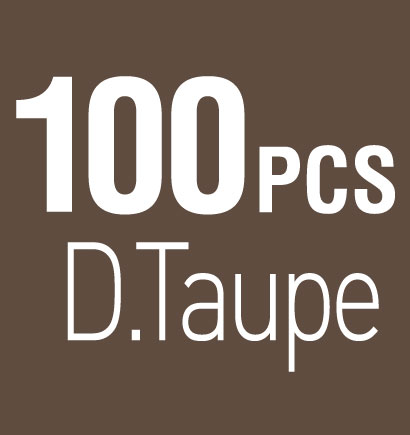100PCS_Dark Taupe